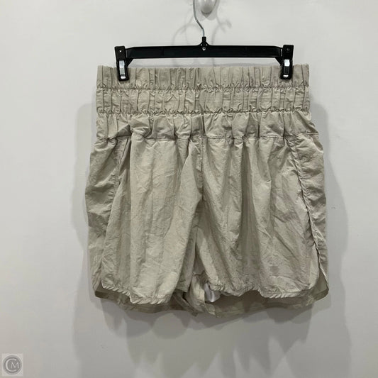 Athletic Shorts By Cmf In Beige, Size: L