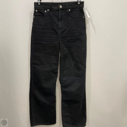 Jeans Wide Leg By Madewell In Black, Size: 2
