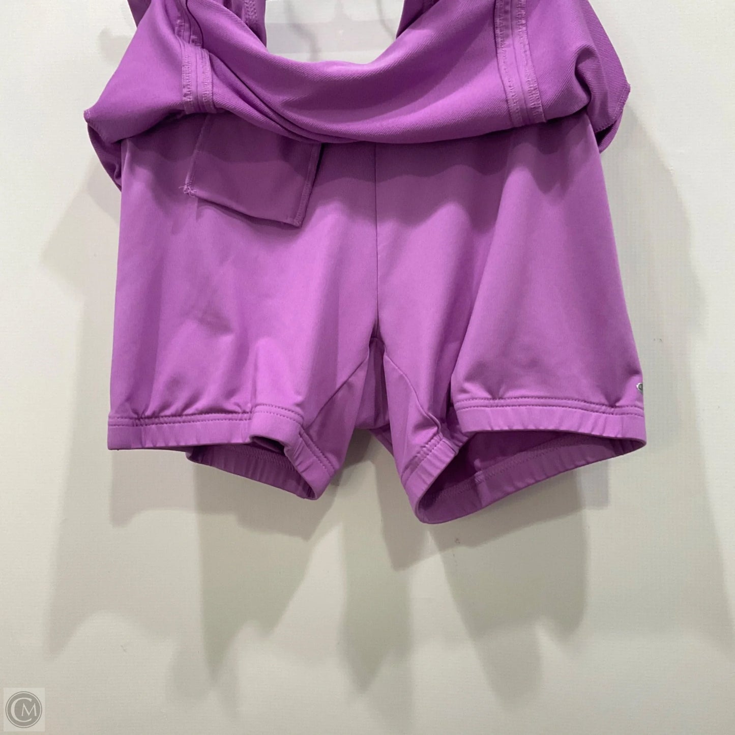 Athletic Skort By Adidas In Purple, Size: L