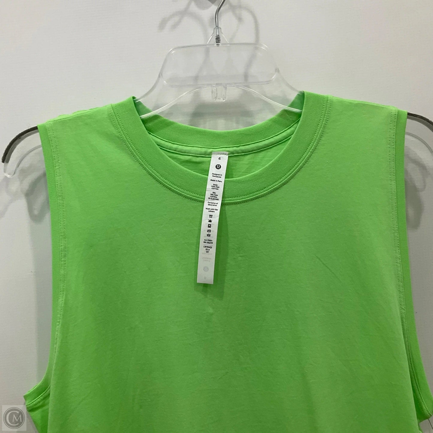 Tank Top By Lululemon In Green, Size: 6