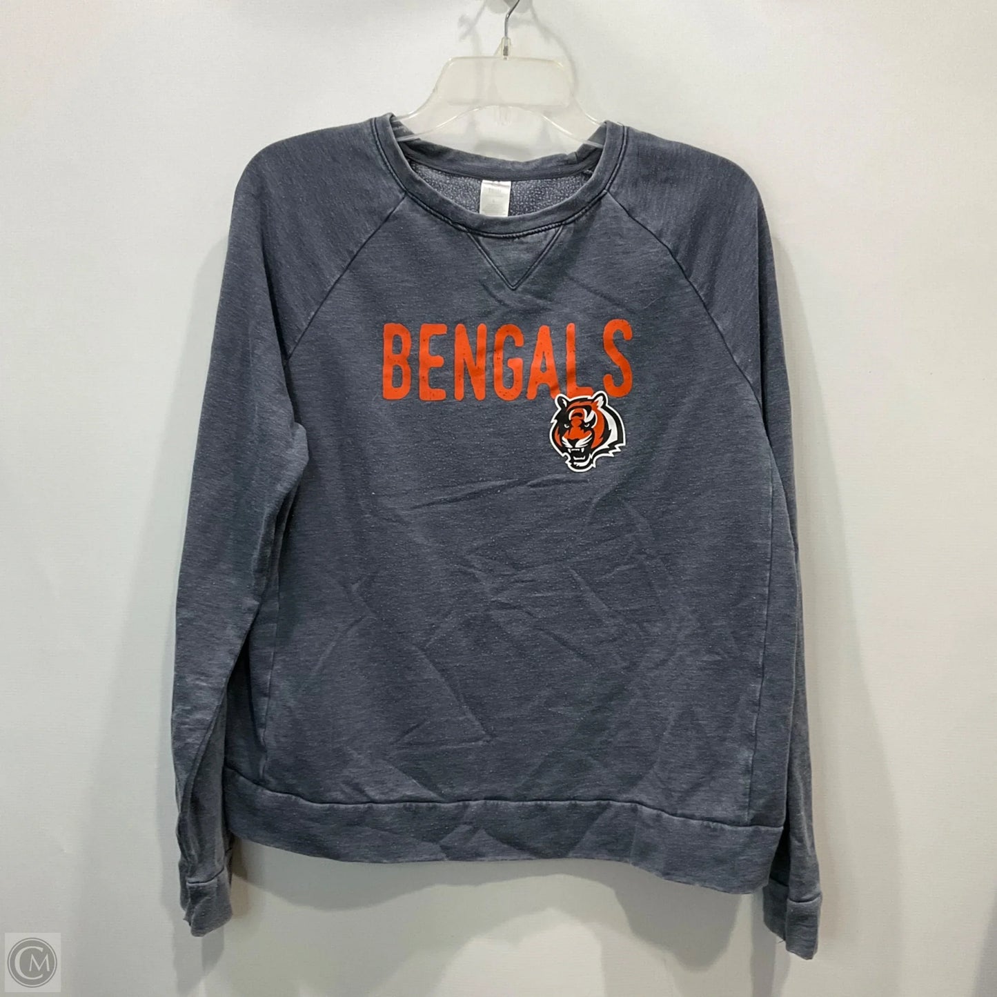 Sweatshirt Crewneck By NFL In Grey, Size: L