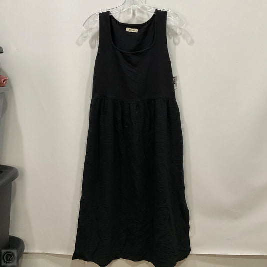 Dress Casual Midi By Madewell In Black, Size: M