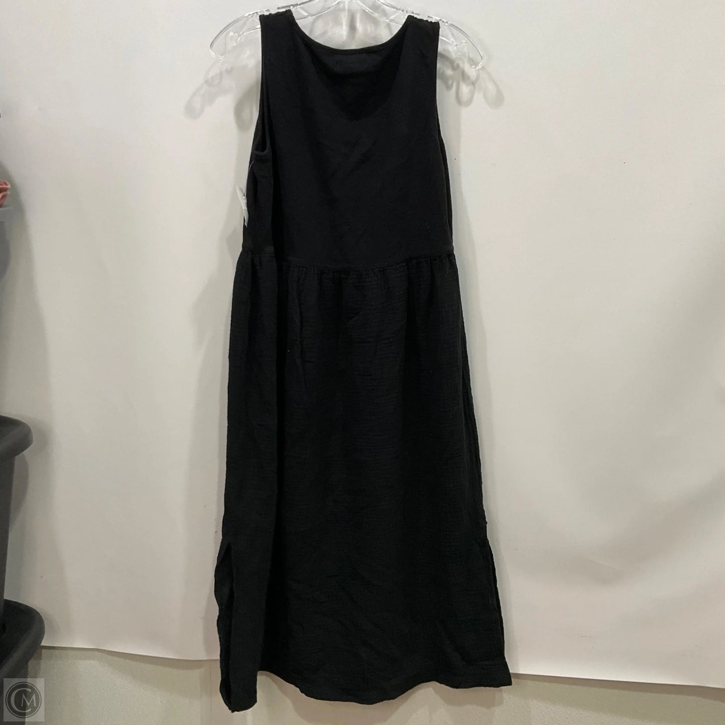 Dress Casual Midi By Madewell In Black, Size: M