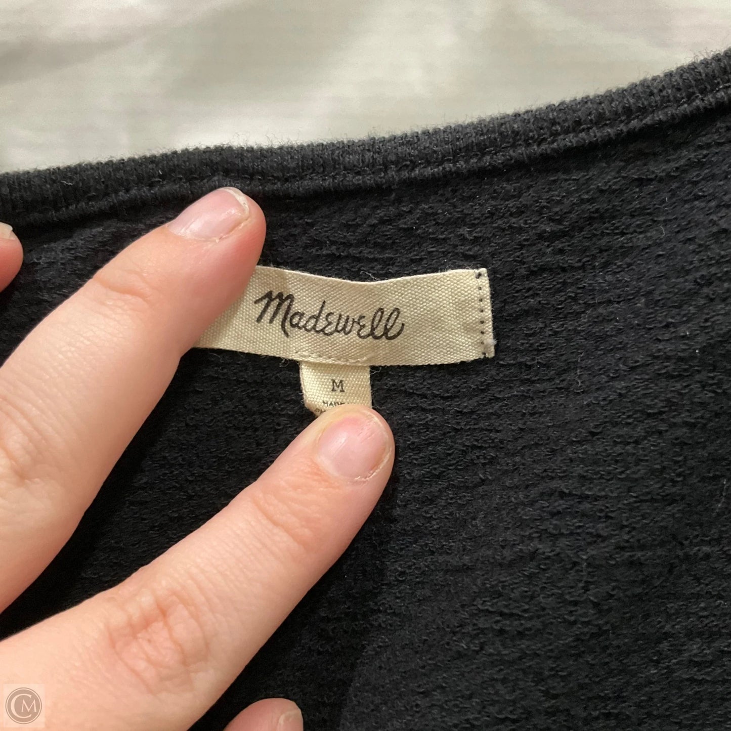 Dress Casual Midi By Madewell In Black, Size: M