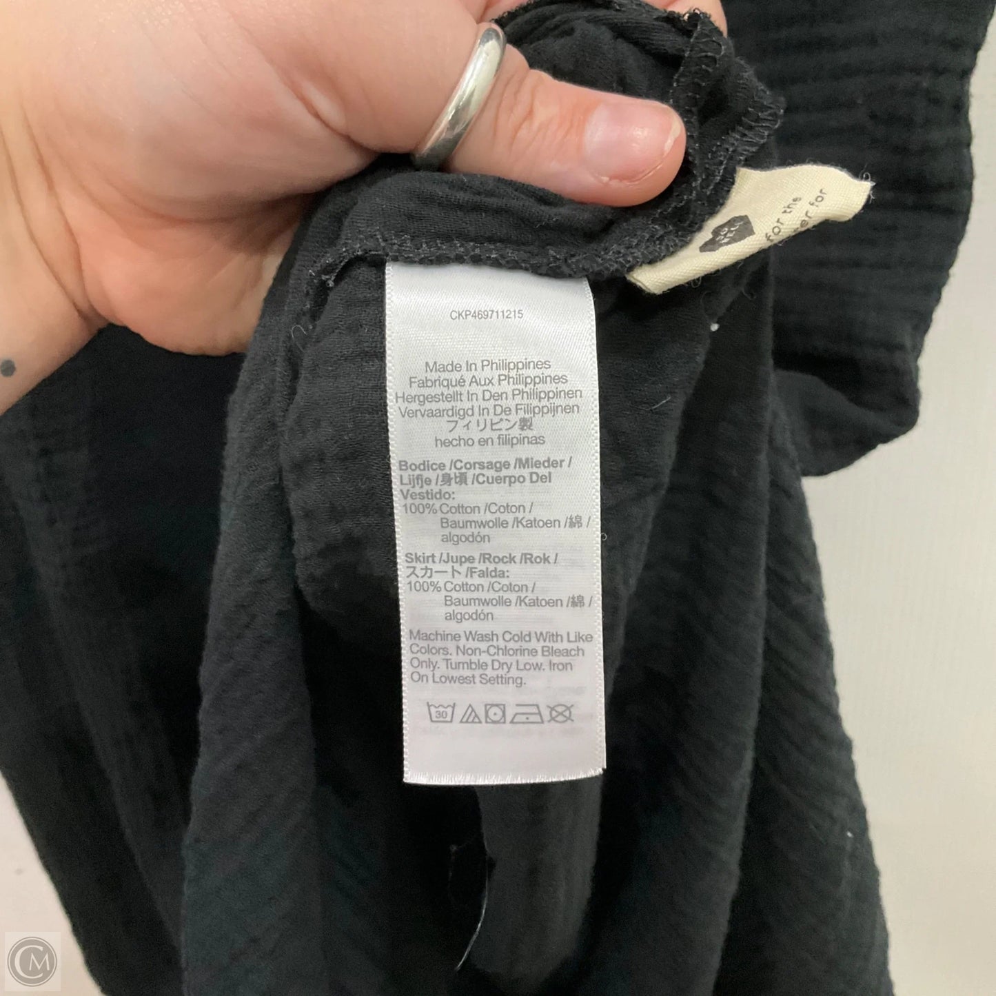 Dress Casual Midi By Madewell In Black, Size: M