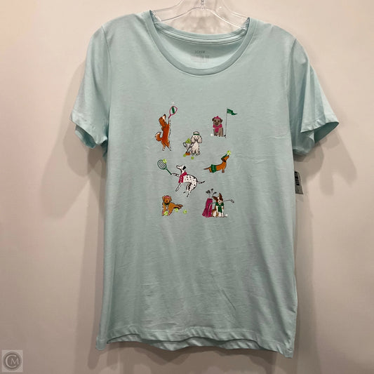 Top Short Sleeve By J. Crew In Blue, Size: M