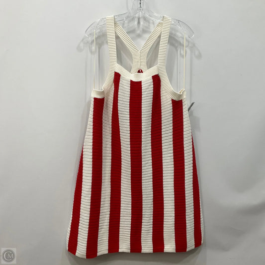 Dress Casual Short By Fashion Nova In Red & White, Size: 3x