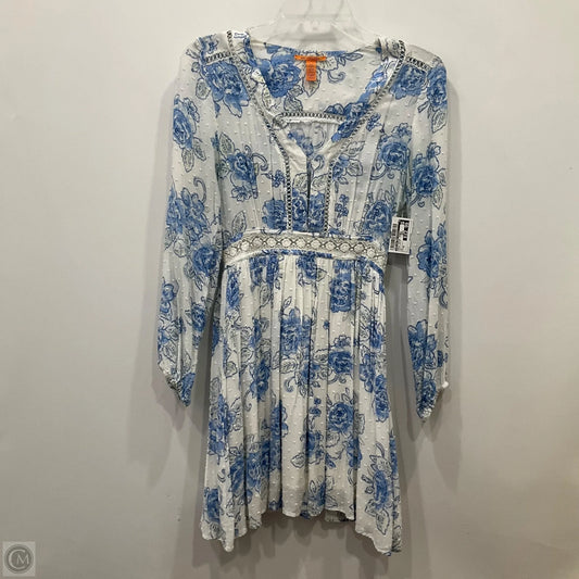 Dress Casual Short By Chelsea And Violet In Blue & White, Size: Xs