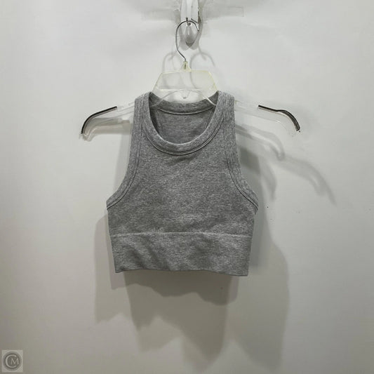 Athletic Bra By Alo In Grey, Size: M