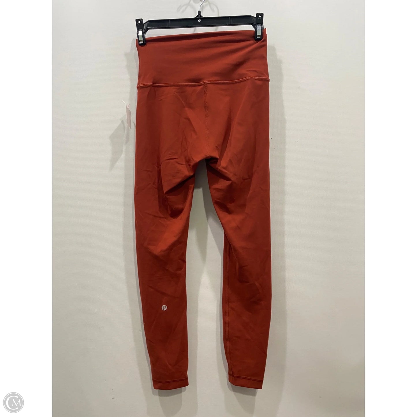 Athletic Leggings By Lululemon In Orange, Size: 4