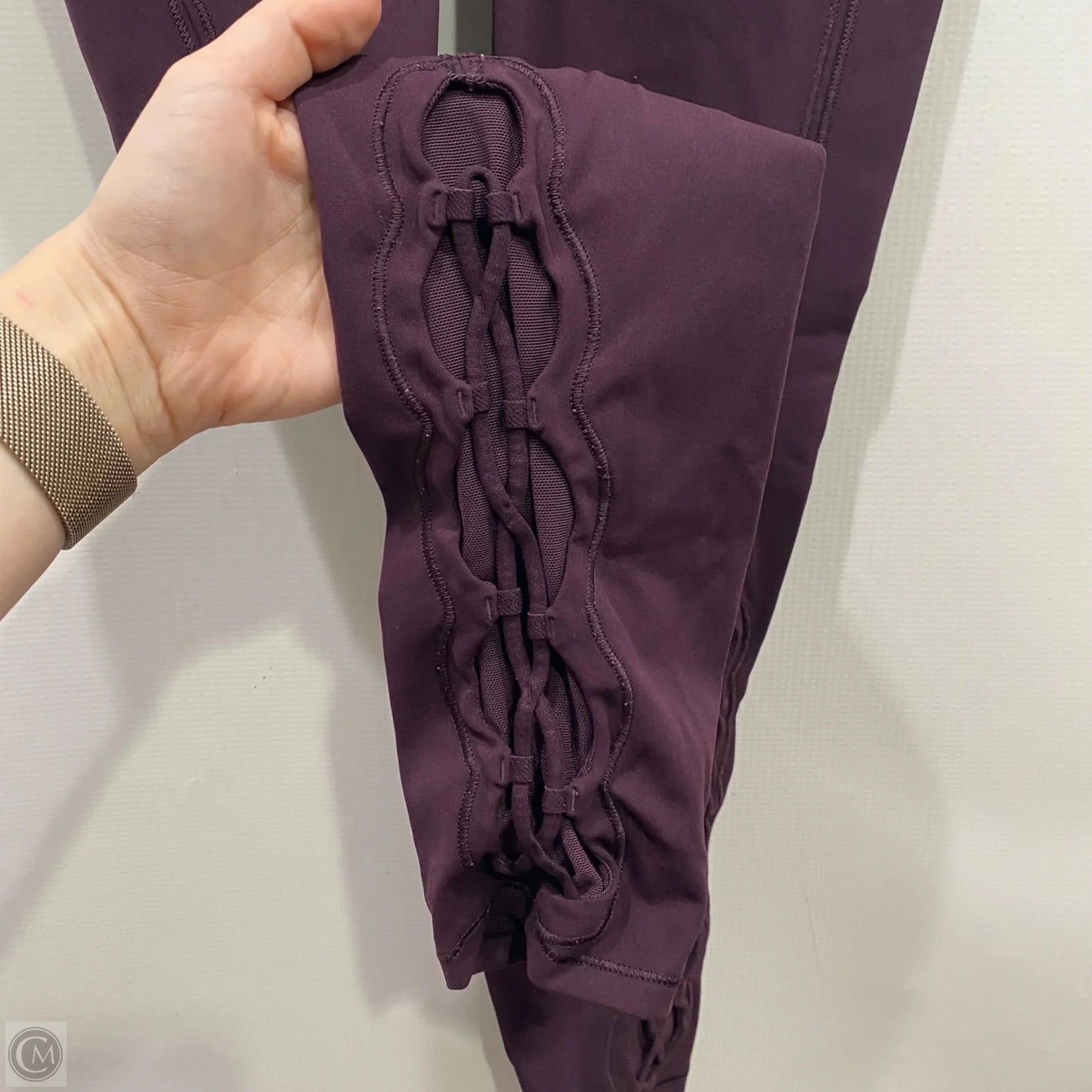 Athletic Leggings By Lululemon In Purple, Size: 4