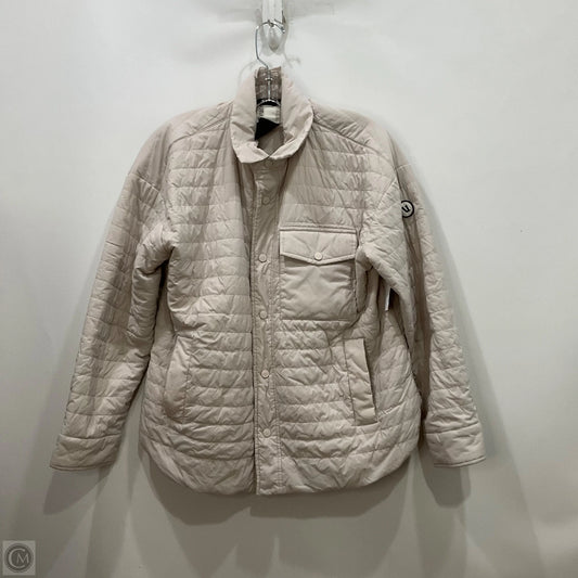 Jacket Puffer & Quilted By Vuori In Cream, Size: S