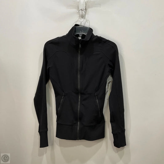 Athletic Jacket By Lululemon In Black, Size: 4