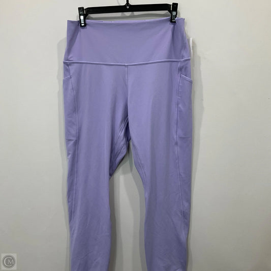 Athletic Leggings By Lululemon In Purple, Size: 12