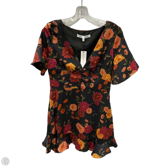 Dress Casual Midi By Cupcakes And Cashmere In Floral Print, Size: 10