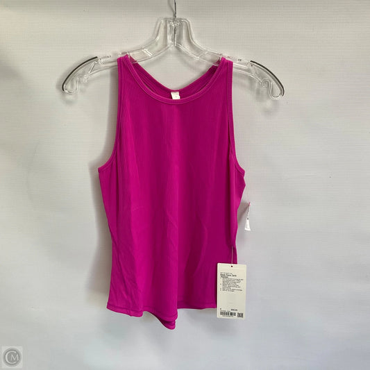 Athletic Tank Top By Lululemon In Pink, Size: 6