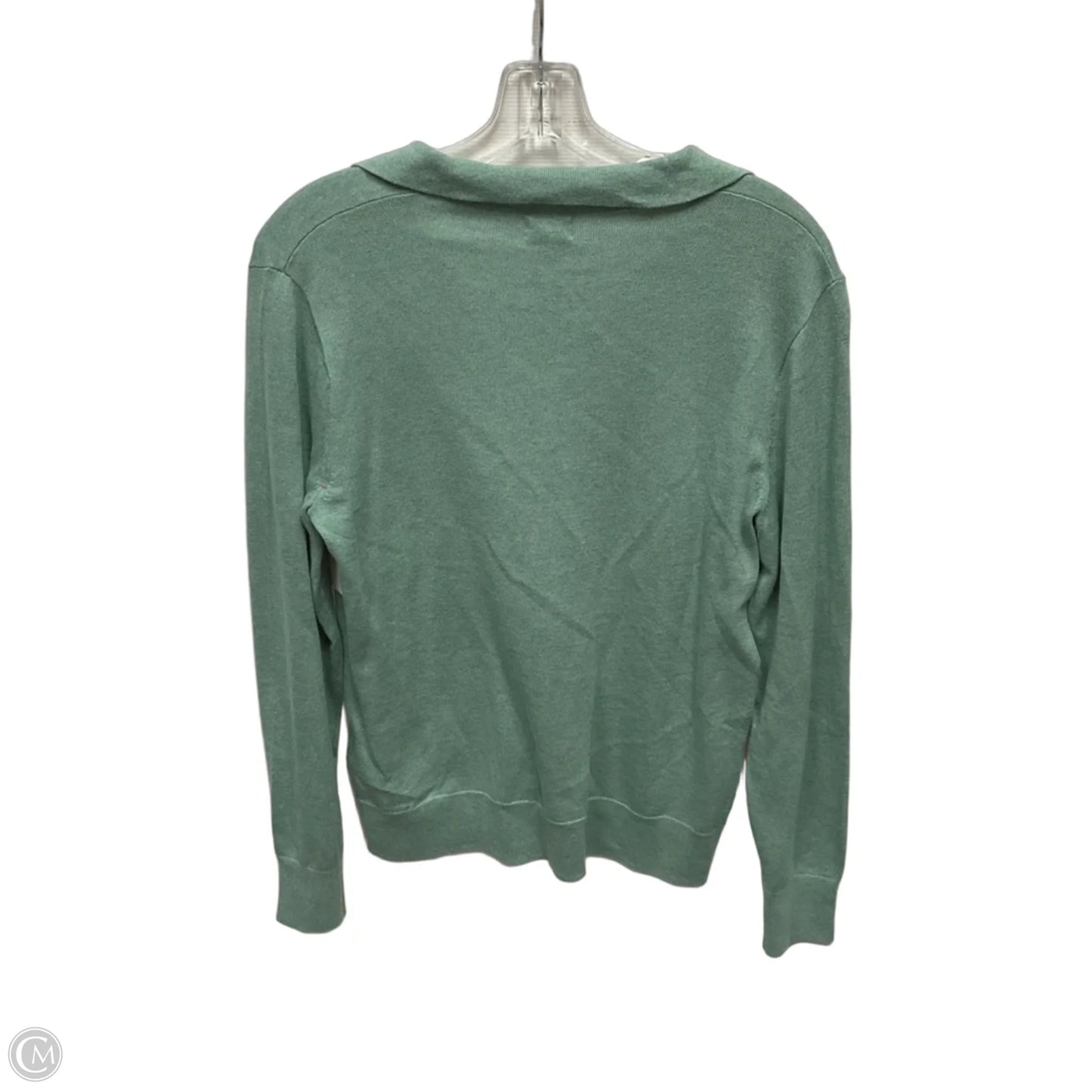 Top Long Sleeve By J. Crew In Green, Size: S