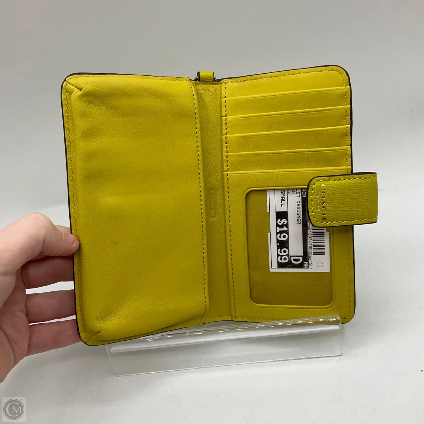 Wallet Designer By Coach, Size: Small