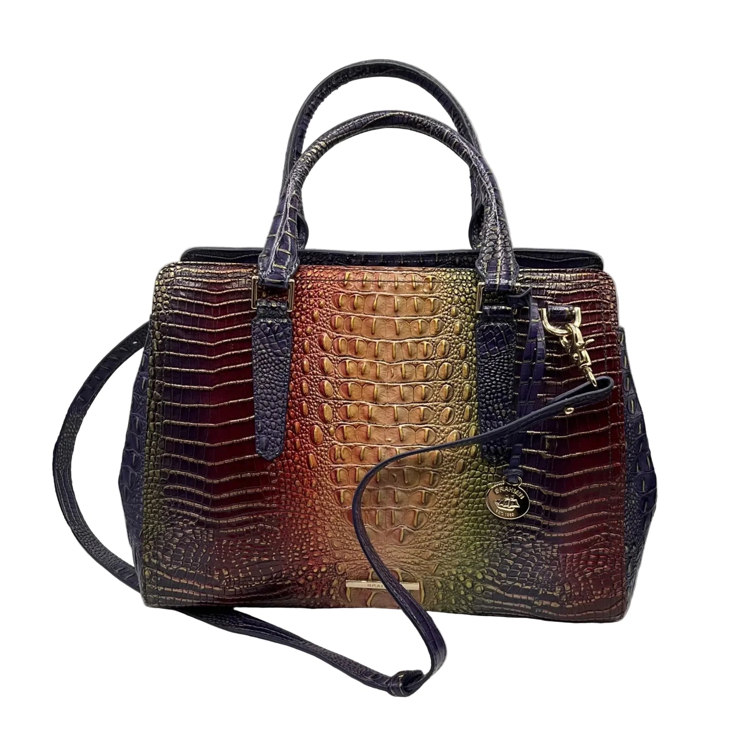 Handbag Designer By Brahmin, Size: Medium