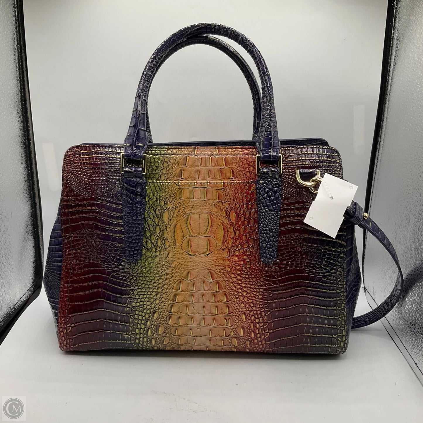 Handbag Designer By Brahmin, Size: Medium