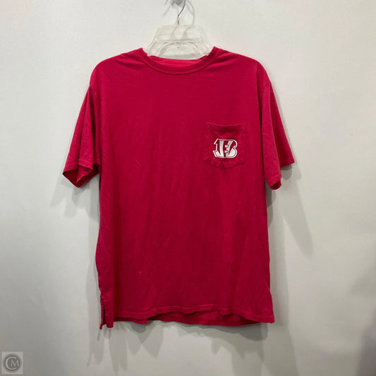 Top Short Sleeve By Nfl In Black, Size: Xl