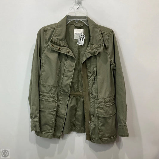 Jacket Denim By Madewell In Green, Size: S