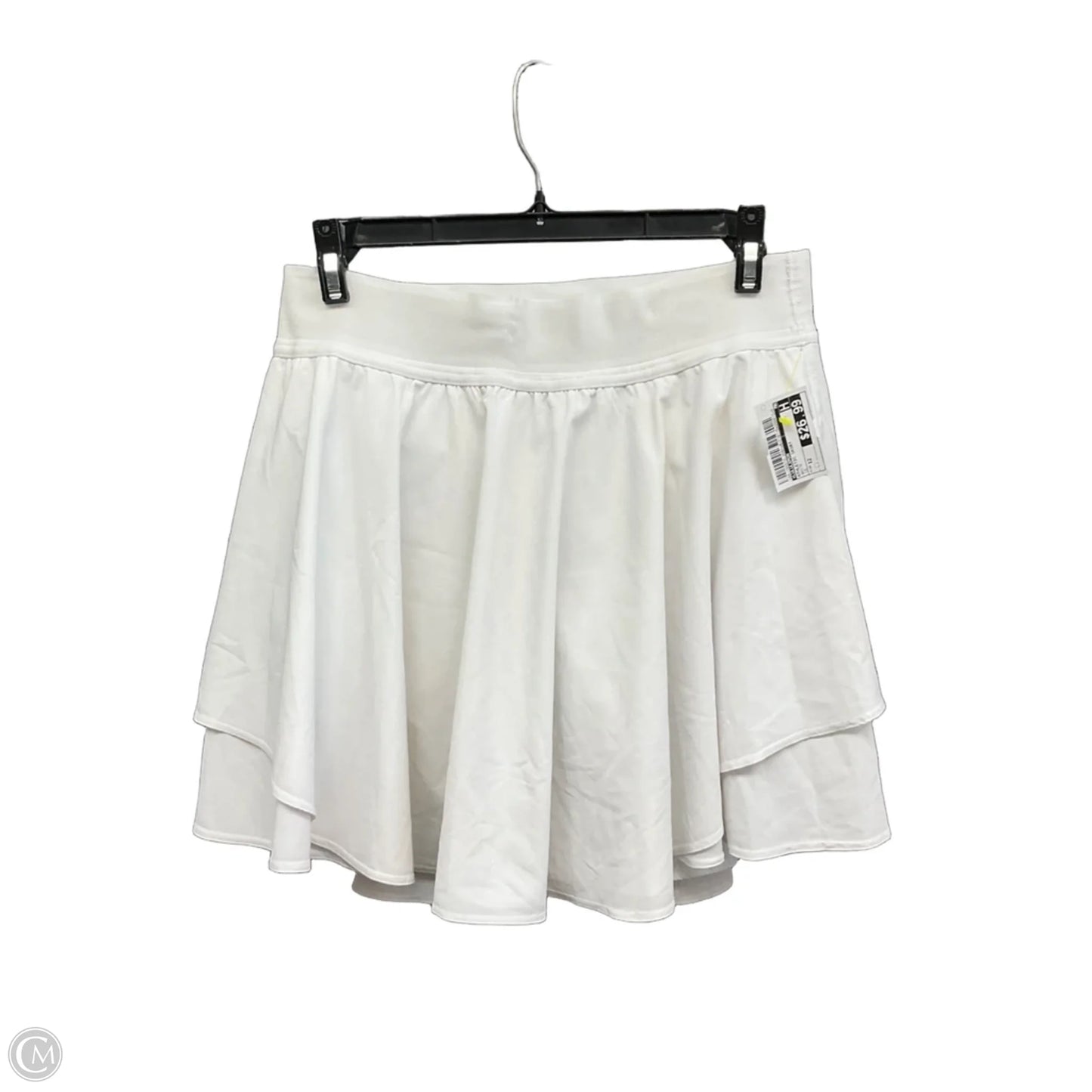 Athletic Skort By Lululemon In White, Size: 12