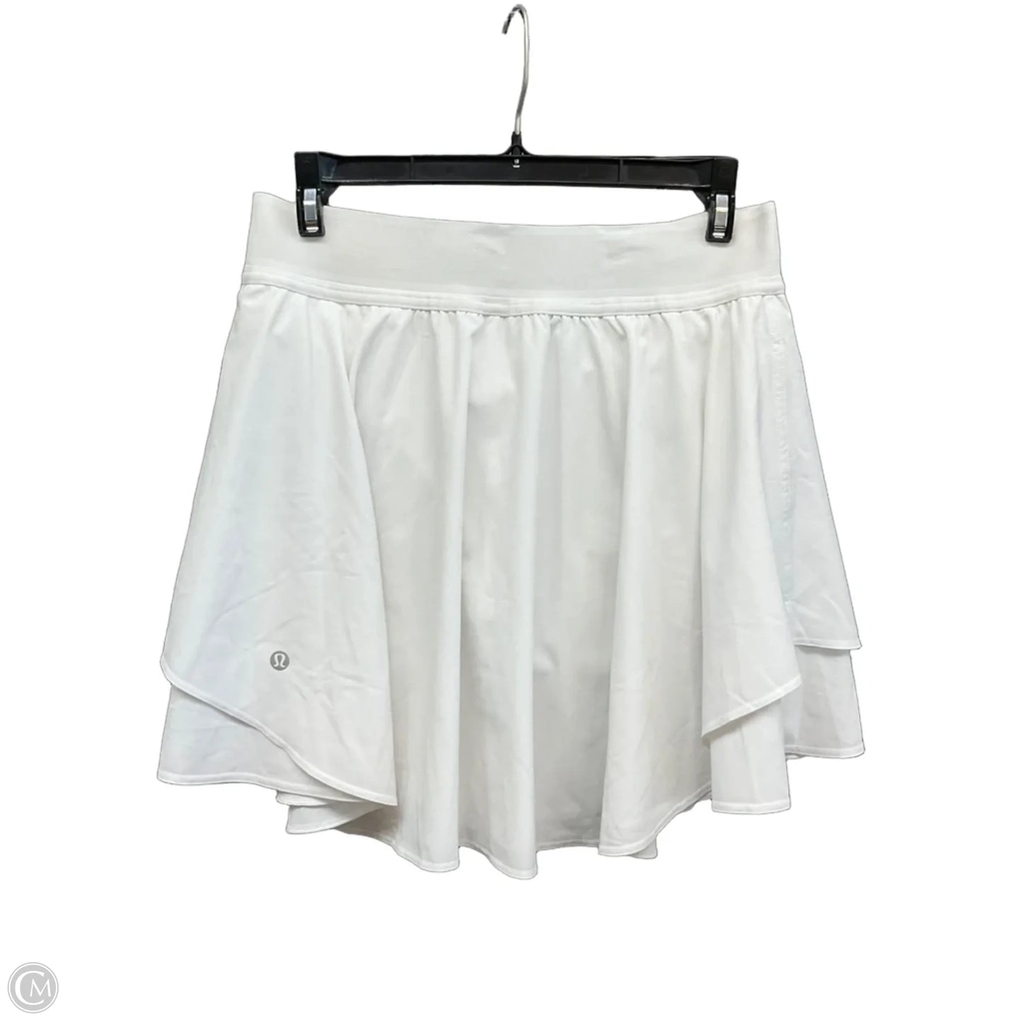Athletic Skort By Lululemon In White, Size: 12