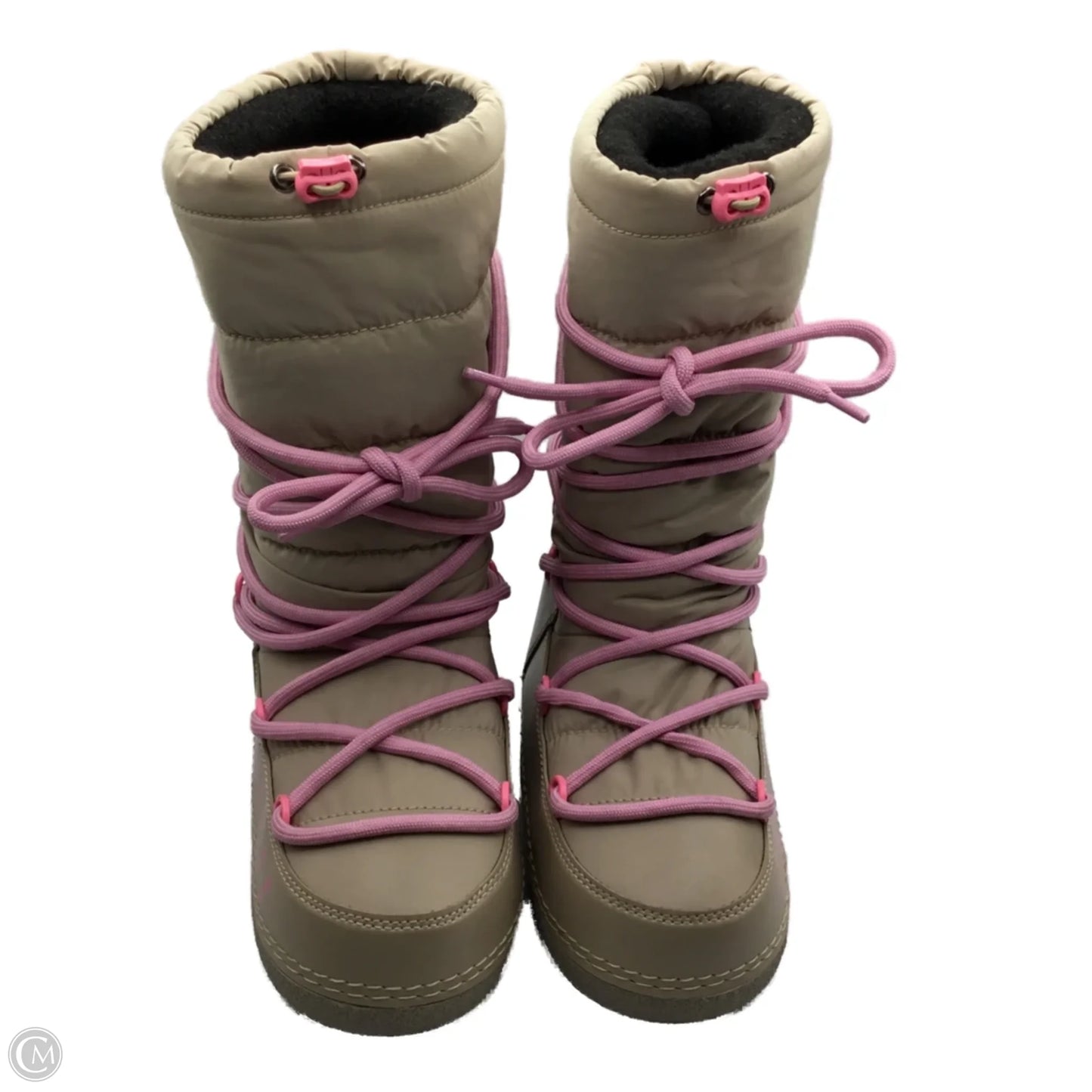 Boots Knee Flats By Anthropologie In Tan, Size: 6