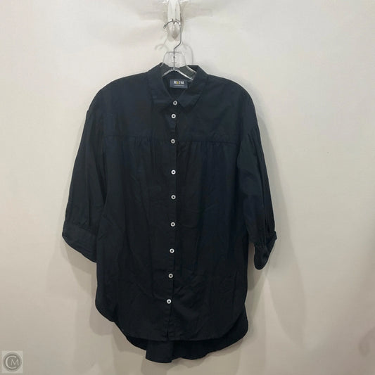 Top Long Sleeve By Maeve In Black, Size: M