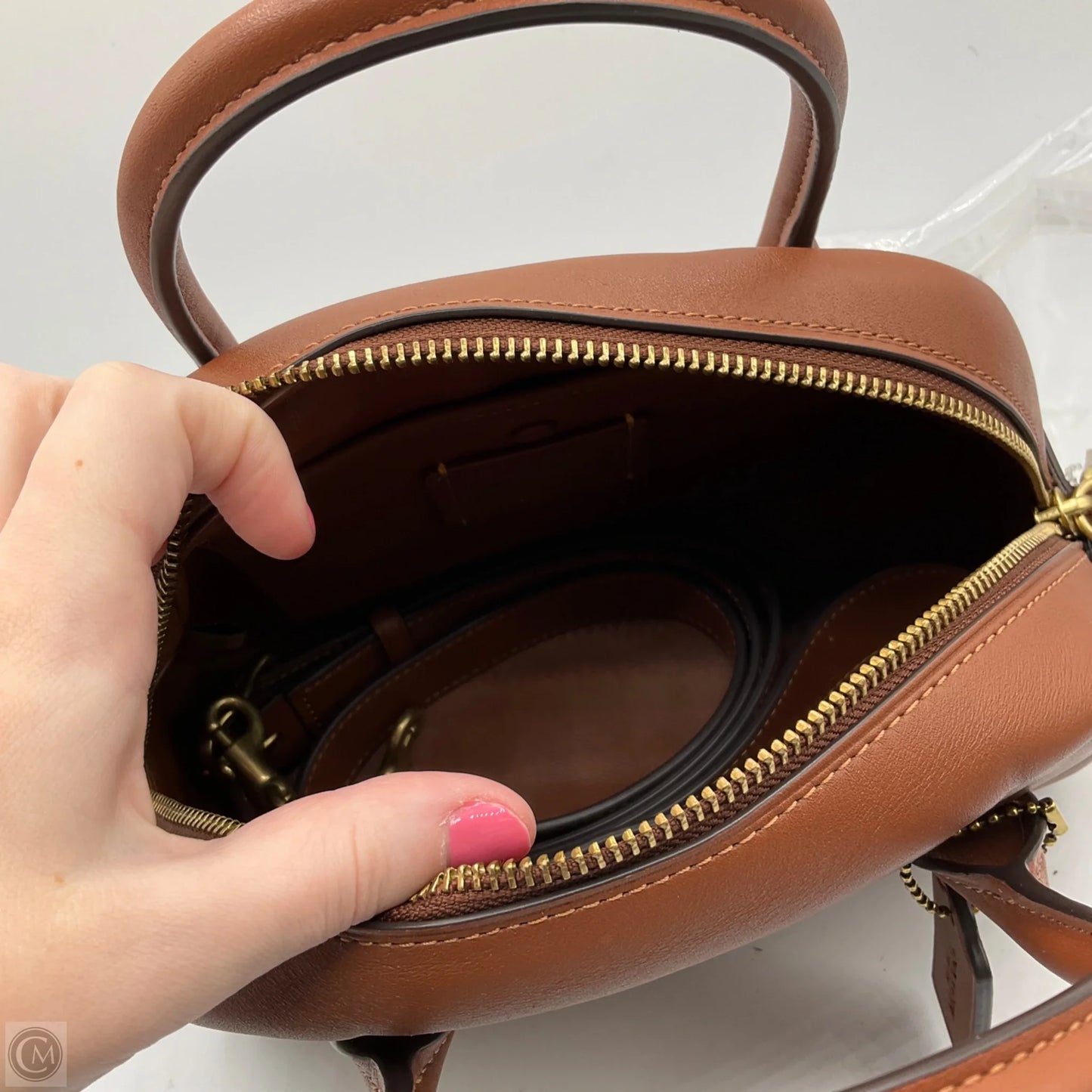 Handbag Designer By Coach, Size: Small