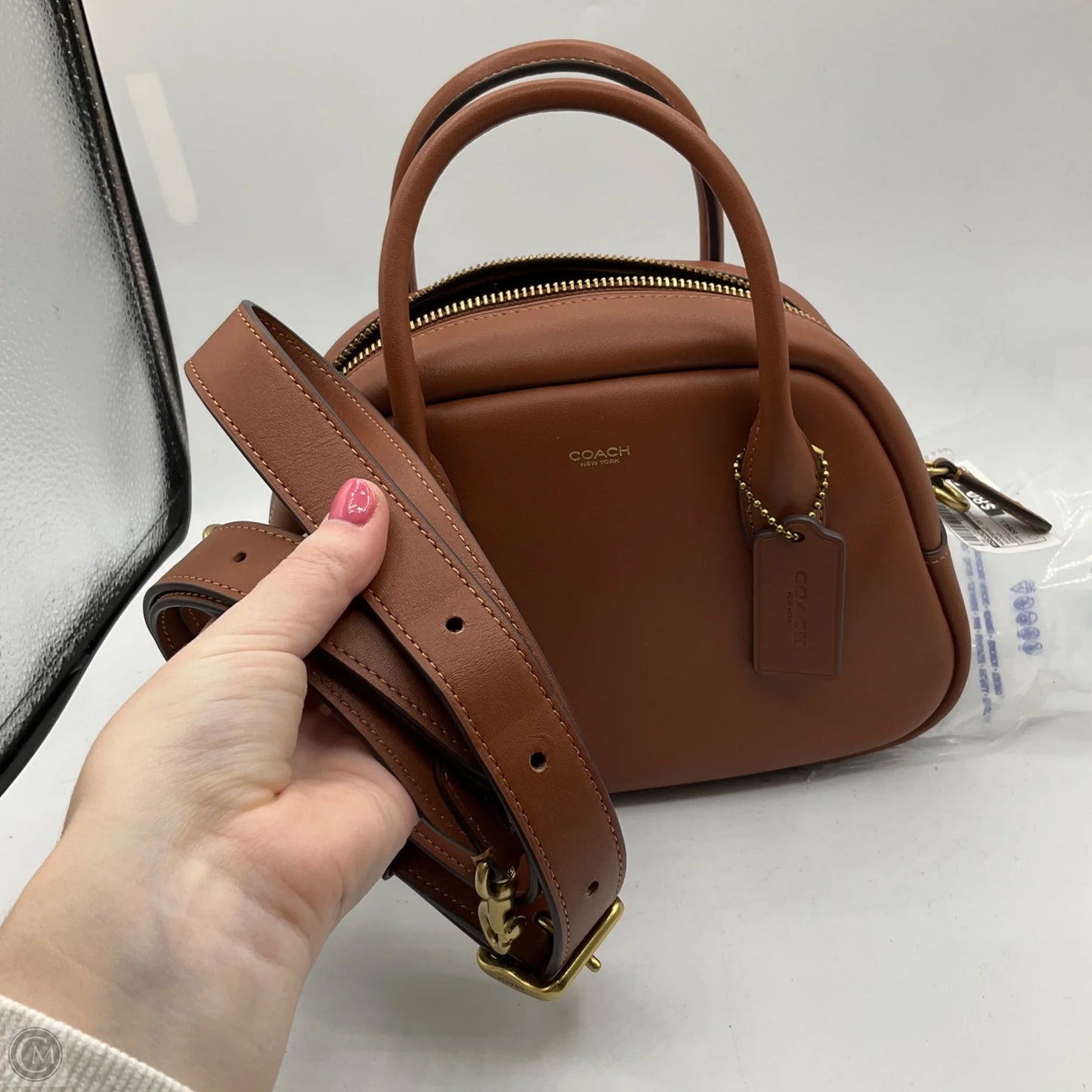 Handbag Designer By Coach, Size: Small