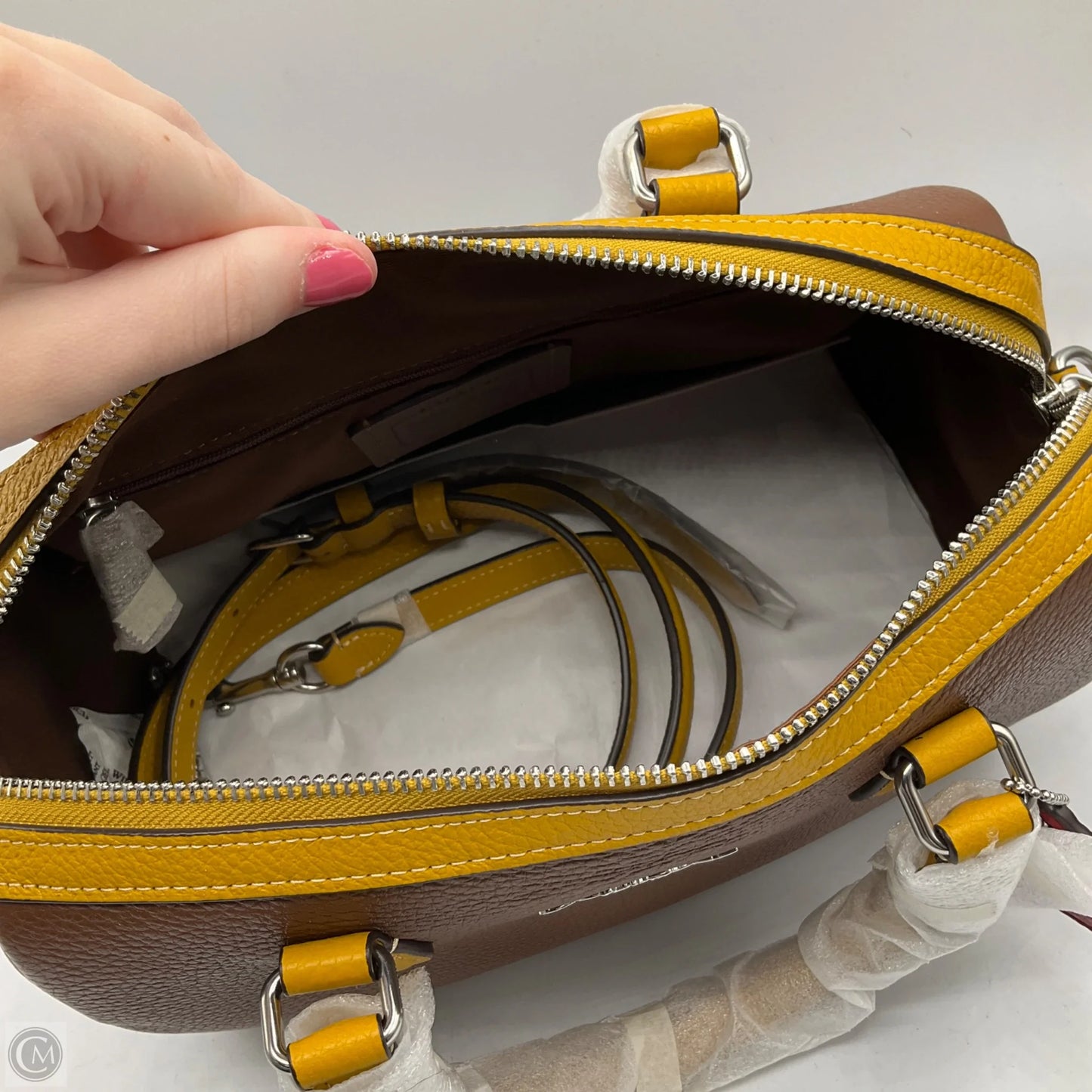 Handbag Designer By Coach, Size: Medium