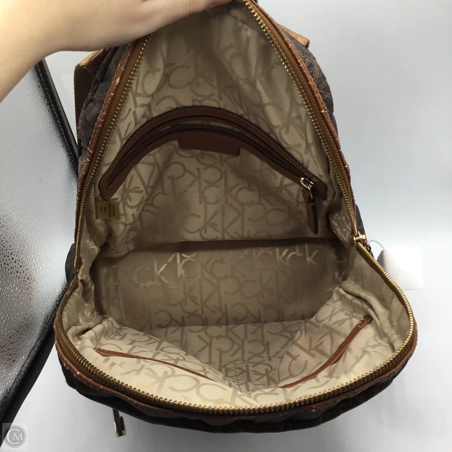 Backpack By Calvin Klein, Size: Medium