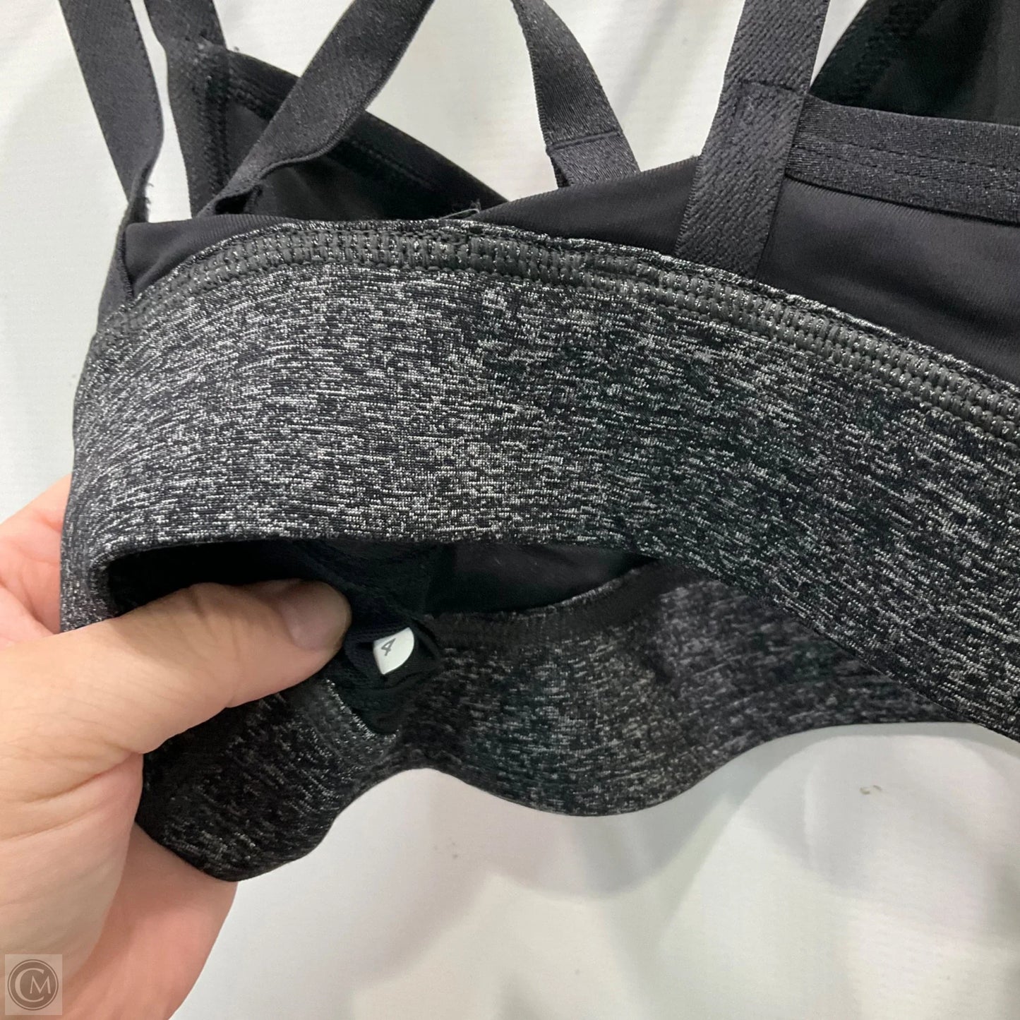 Athletic Bra By Lululemon In Black, Size: 4