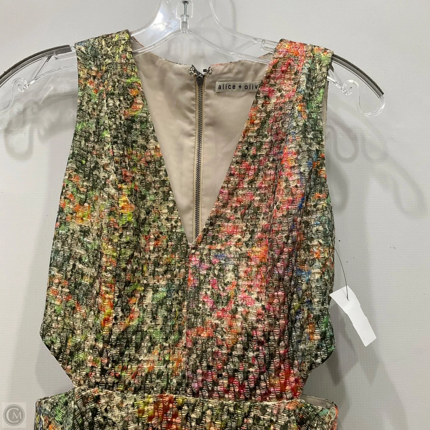 Dress Designer By Alice + Olivia In Multi-colored, Size: 4