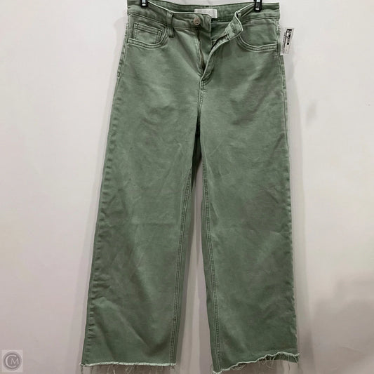 Jeans Wide Leg By Vervet In Green, Size: 6