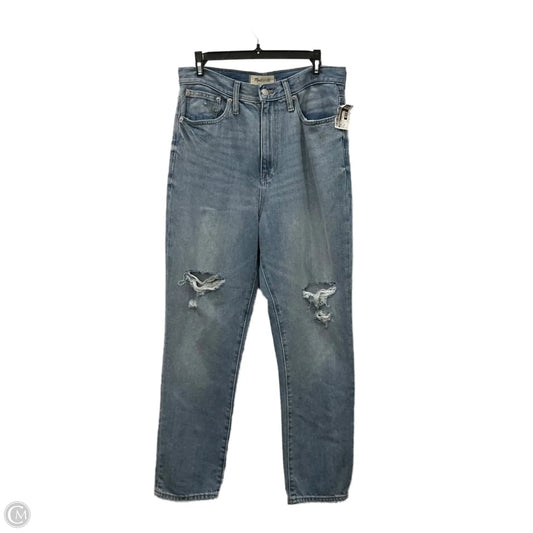 Jeans Straight By Madewell In Blue Denim, Size: 6