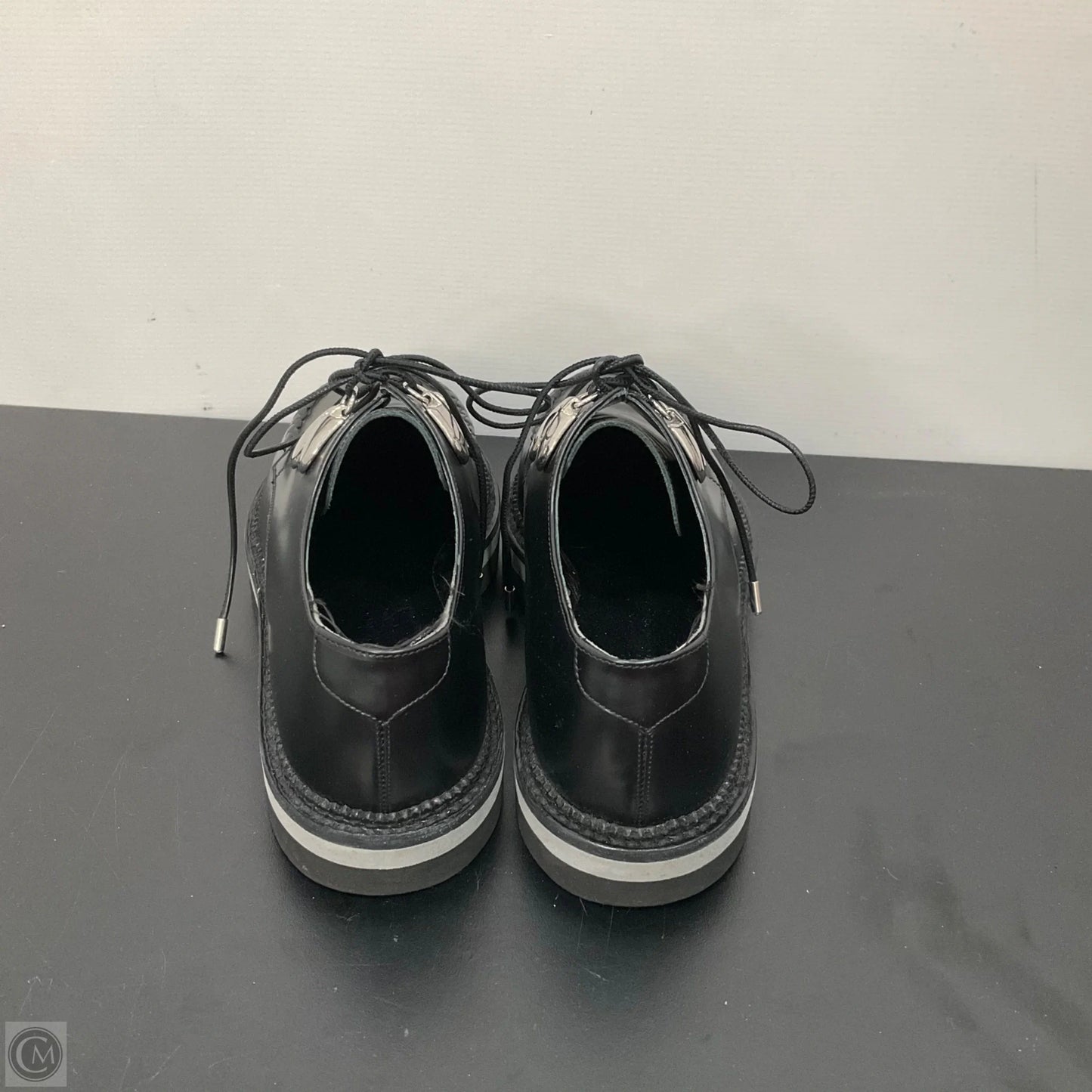 Shoes Luxury Designer By Alexander Mcqueen In Black, Size: 8.5