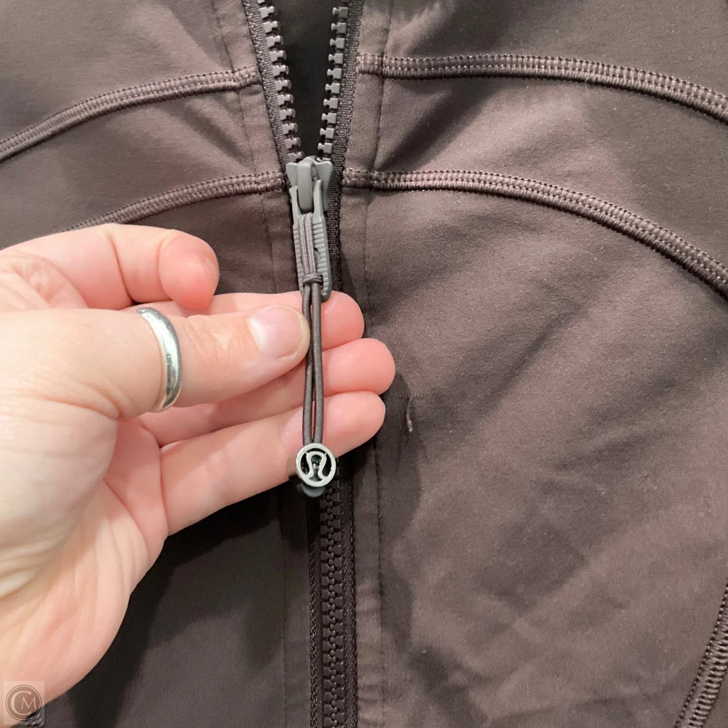 Athletic Jacket By Lululemon In Brown, Size: 4
