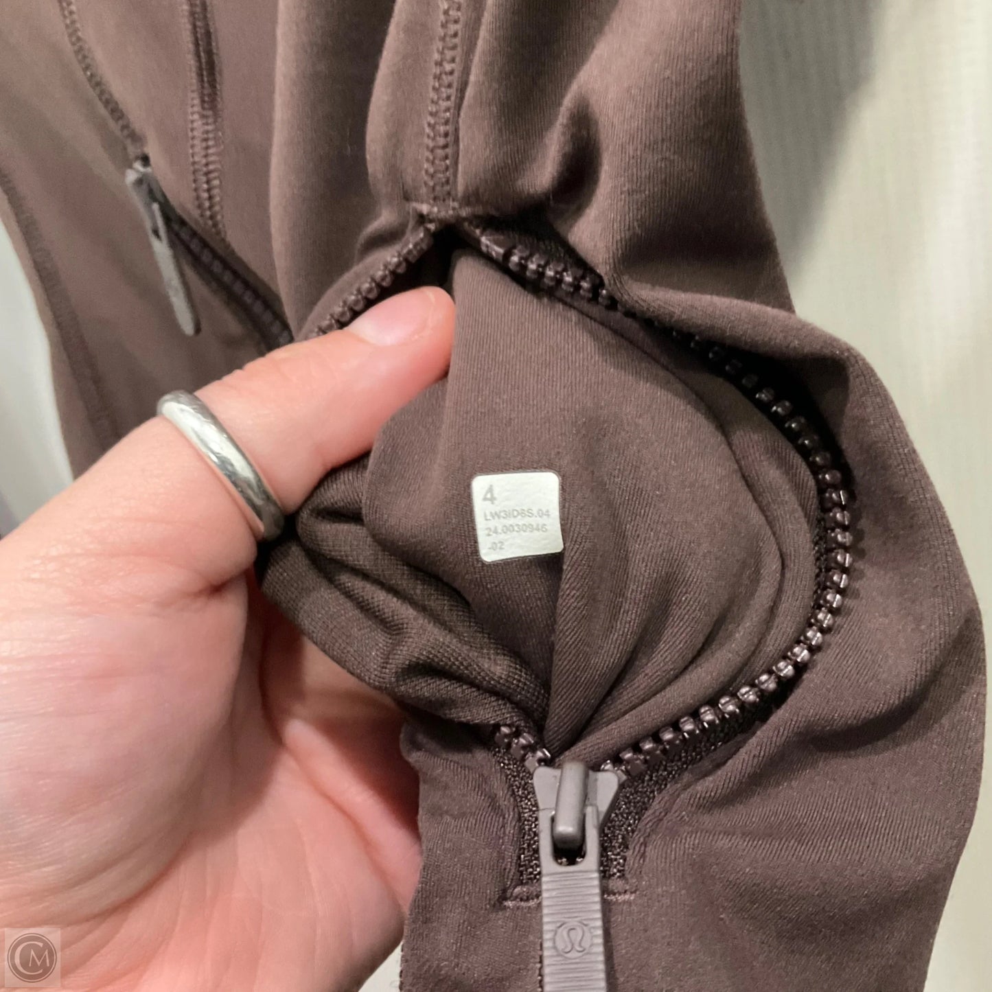 Athletic Jacket By Lululemon In Brown, Size: 4