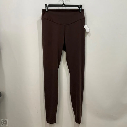 Athletic Leggings By Lululemon In Brown, Size: 8