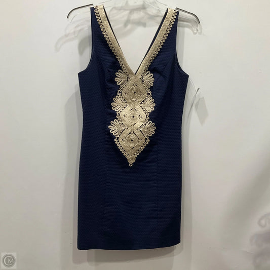 Dress Designer By Lilly Pulitzer In Navy, Size: 0