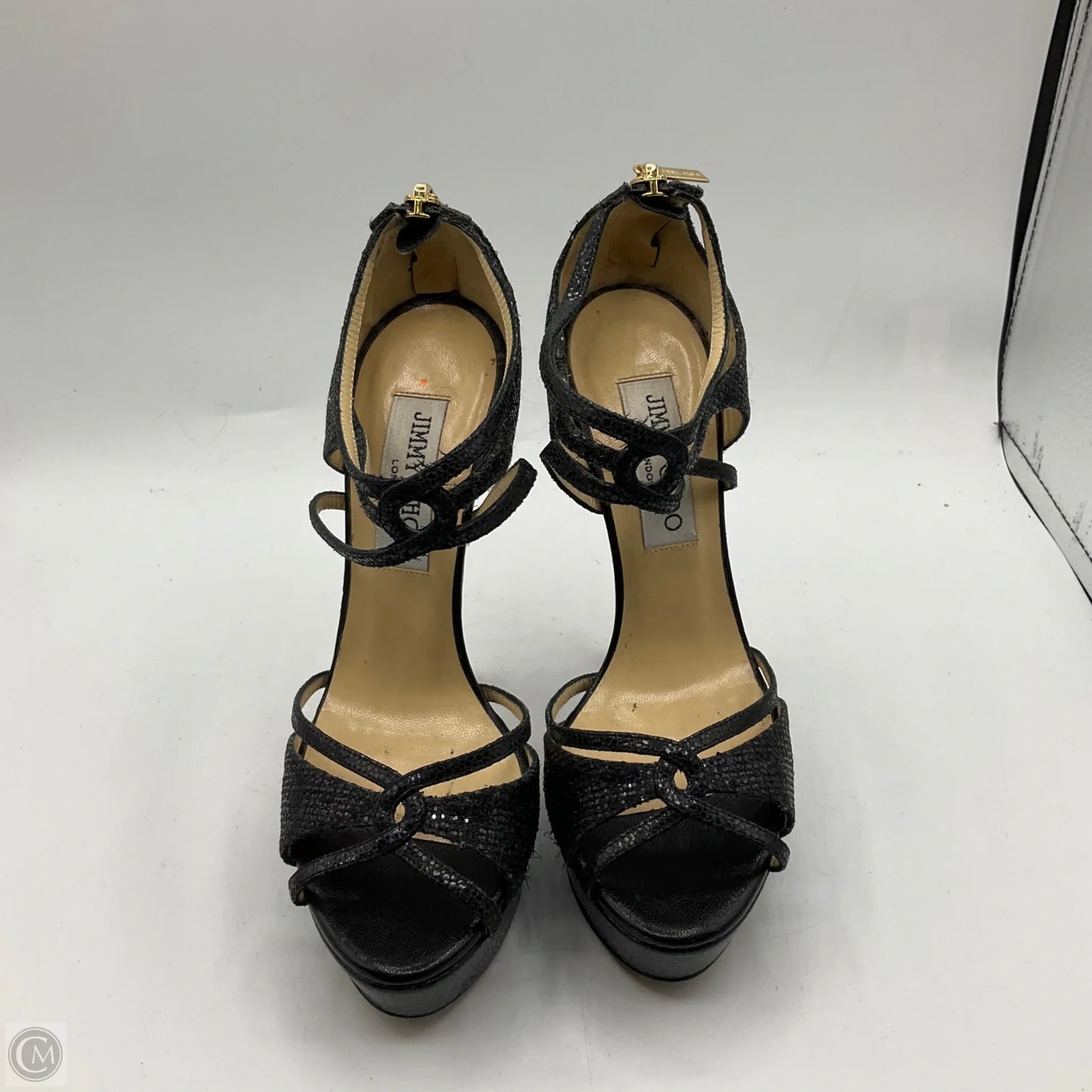 Shoes Luxury Designer By Jimmy Choo In Black, Size: 6