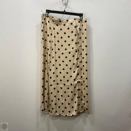 Skirt Midi By Free People In Polkadot Pattern, Size: 12