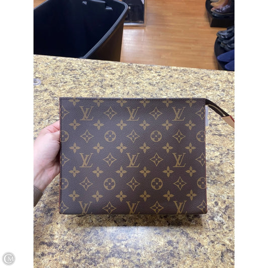Makeup Bag Luxury Designer By Louis Vuitton, Size: Medium