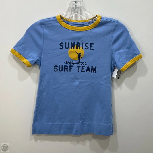 Top Short Sleeve By Maeve In Blue, Size: Xs