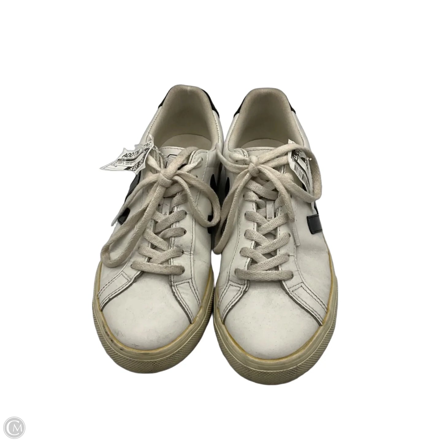 Shoes Sneakers By Veja In Black & White, Size: 8