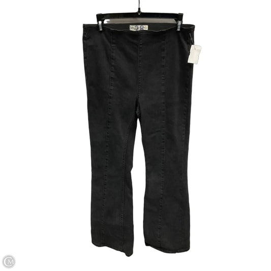 Jeans Flared By Free People In Black, Size: M