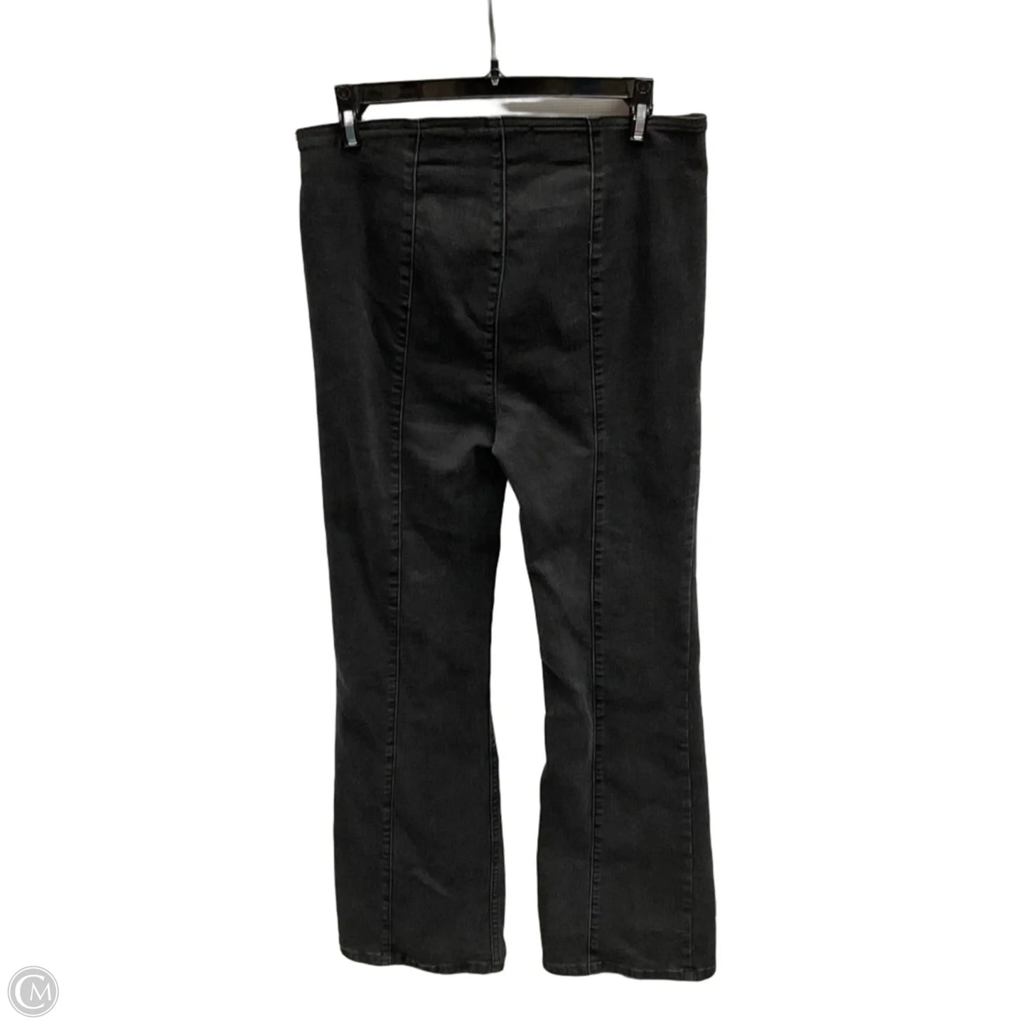 Jeans Flared By Free People In Black, Size: M